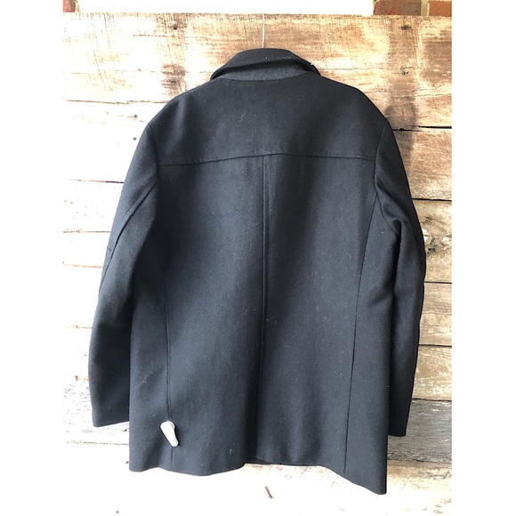 Cole Haan Car Coat/Pea Coat Large - Picture 2 of 11